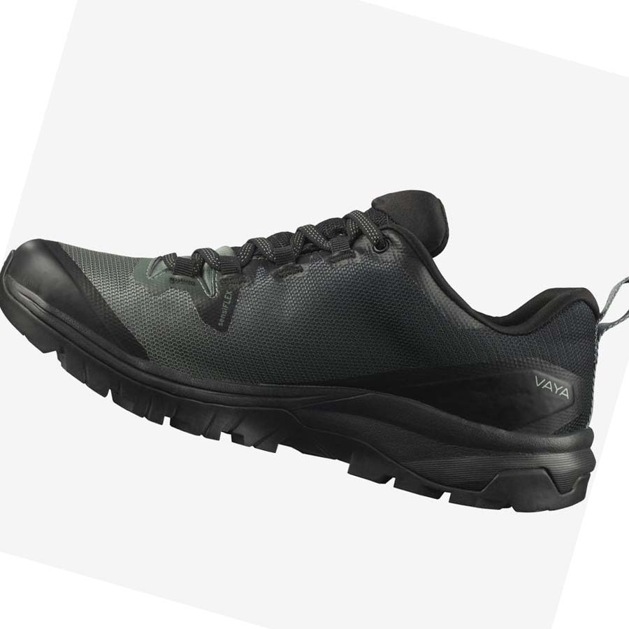 Tenis Senderismo Salomon WoVAYA GORE-TEX Mujer Negros Verde Oliva | MX 2842FDN